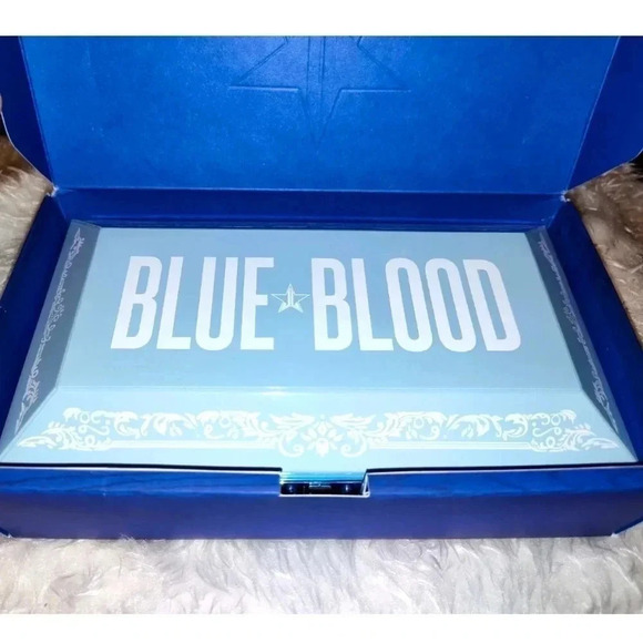 JEFFREE STAR COSMETICS Blue Blood NIB Eyeshadow Palette 18 Shades Designer - Picture 1 of 6